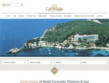 Tablet Screenshot of hotelcoronado.com